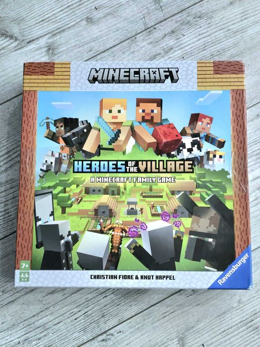 Gra planszowa Minecraft dla dzieci: Uratuj wioskę Ravensburger