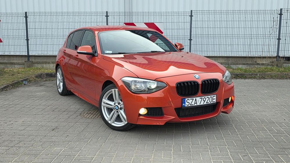BMW Seria 1 Ruda wariatka z M-pakietem