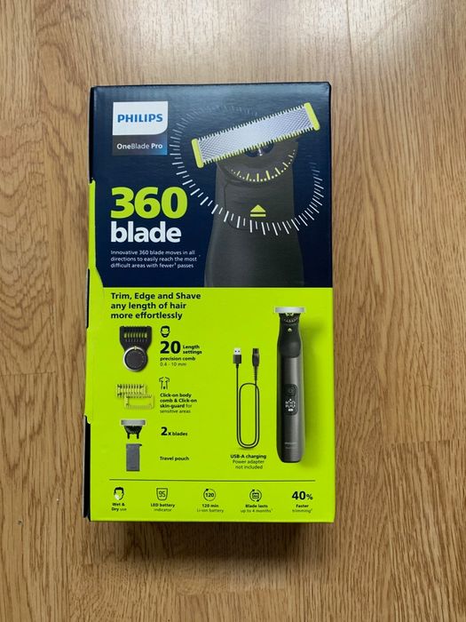Philips 360 One Blade body kit.Електричний тример .