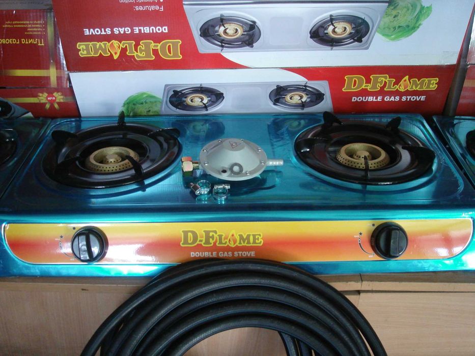 Газовая плита 1- 2- 3-х камфорная,  пьезоподжиг