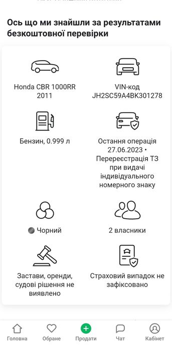 Honda CBR 1000RR Fireblade 2011
