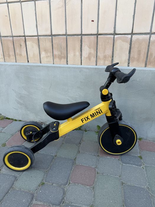 Триколісний велосипед біговел Ikonka Trike Fix Mini 8" 3в1