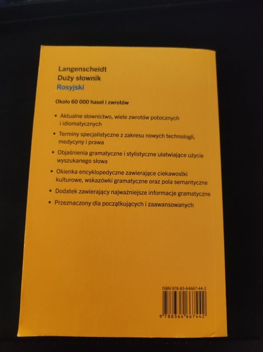 Idealny na prezent Duży słownik Rosyjski polsko-rosyjski rosyjsko-pols