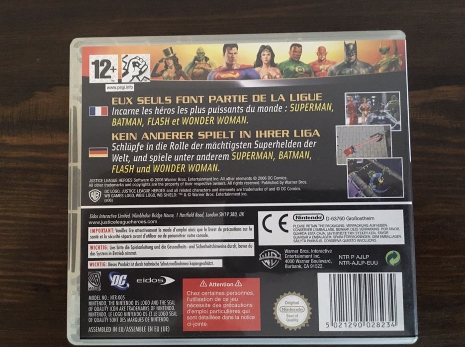 Nintendo DS Justice League Heroes