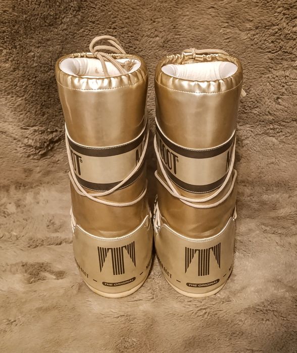 Śniegowce MOON BOOT  Vinile  GOLD 42-44 złote