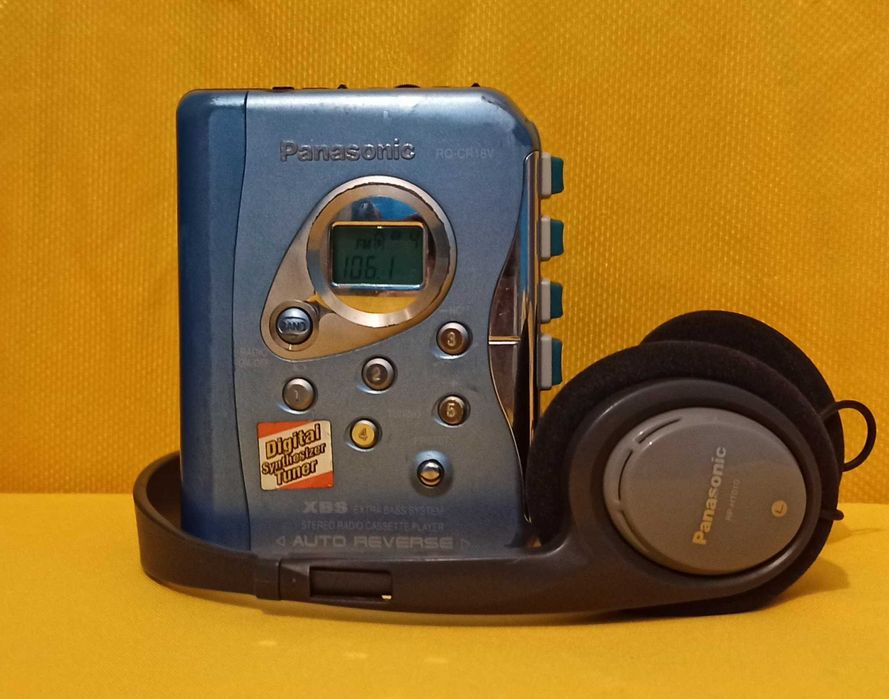 Кассетный плеер Panasonic RQ-CR18V с наушниками