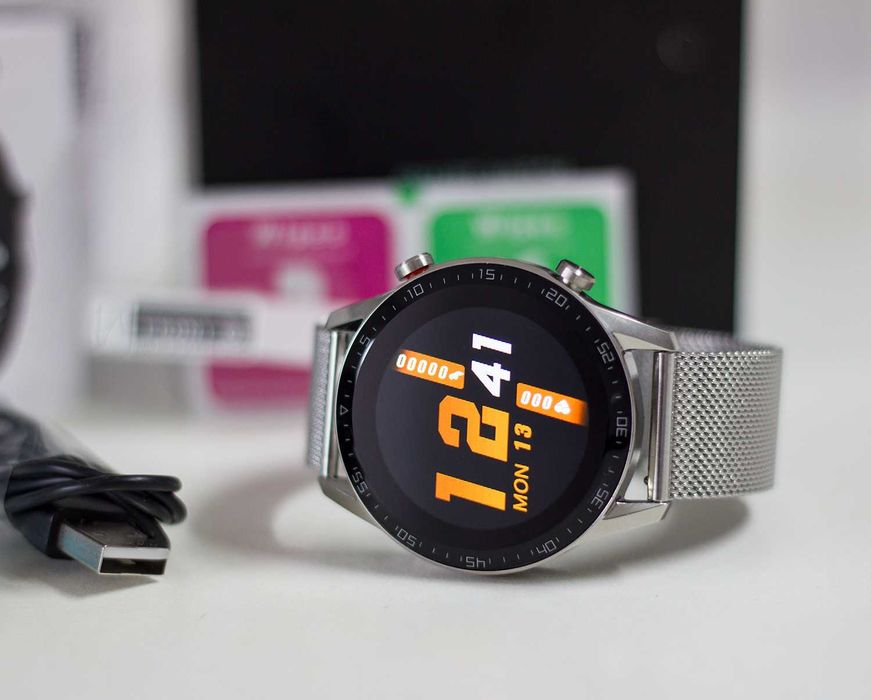 Smartwatch para chamadas via Bluetooth – ECG, pressão arterial, etc