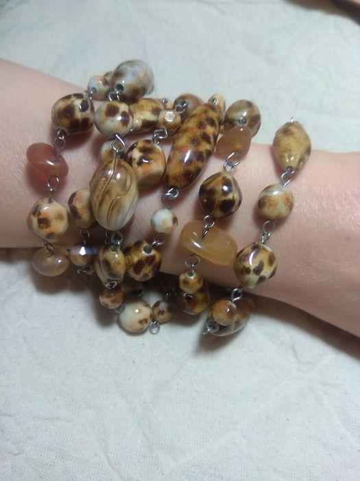Długie Korale Jungle Etno Boho Bijou Brigitte