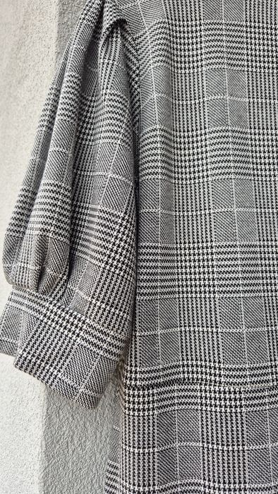 H&M dzianinowa sukienka w kratkę roz XL