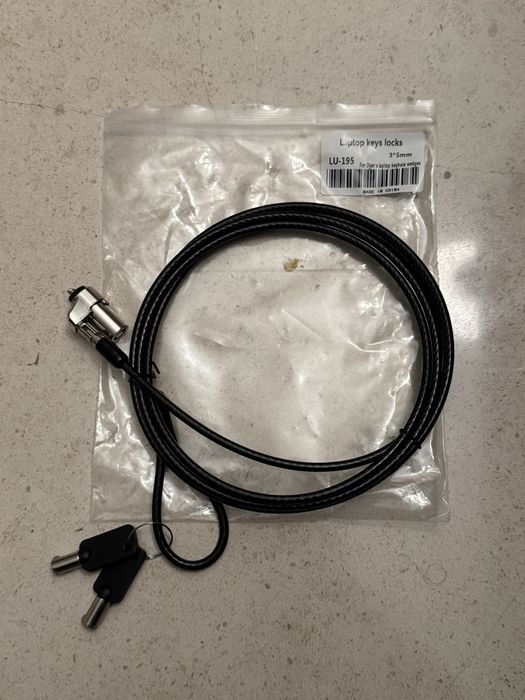 Cabo cadeado para proteger laptop / computador portátil64586293933569120