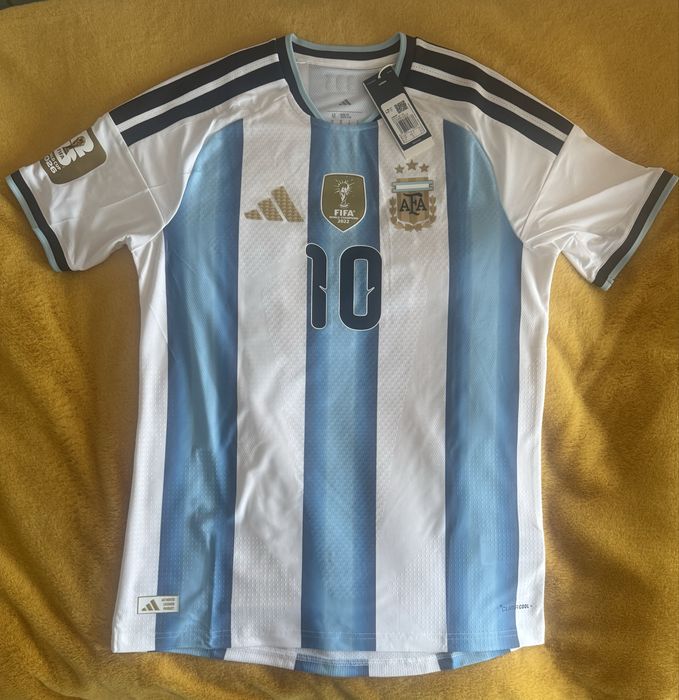 Argentyna Messi 10 - Adidas  - rozmiar M - domowa koszulka meczowa - Mistrzostwa Świata 2026