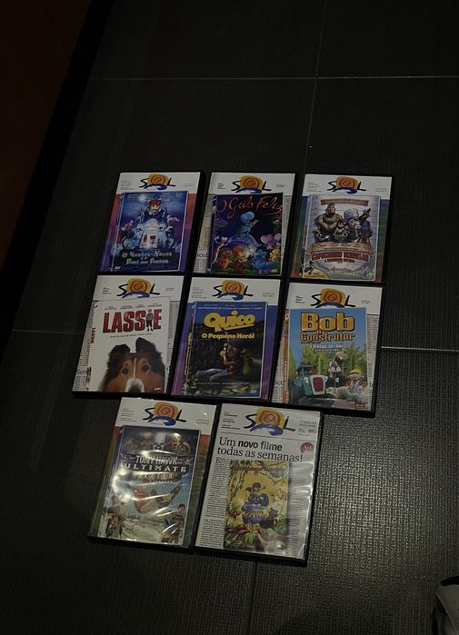 DVDs infantis diversos