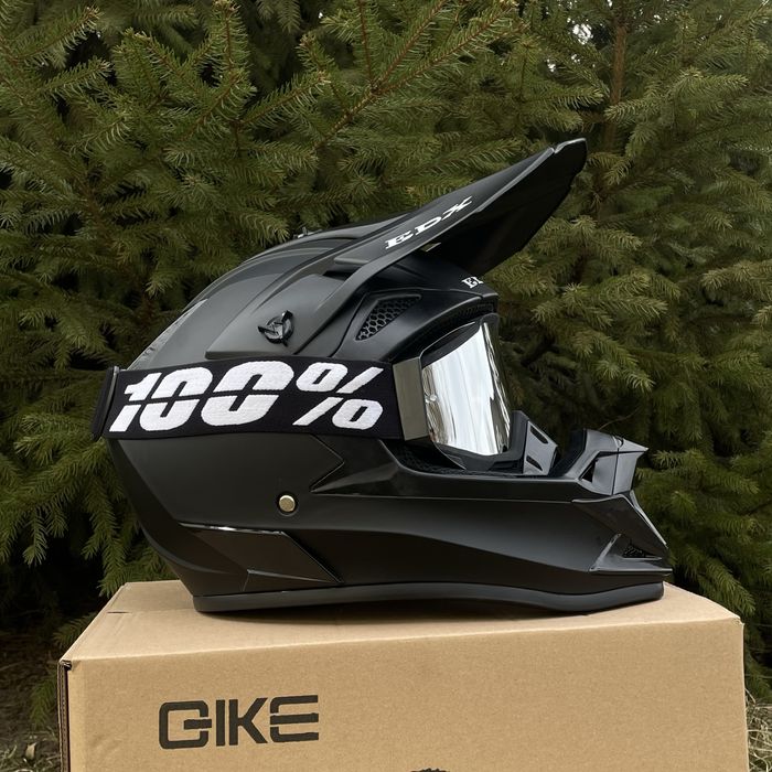 +Подарунок! Мото шолом EDX / Шлем для мотоцикла / Эндуро шлем