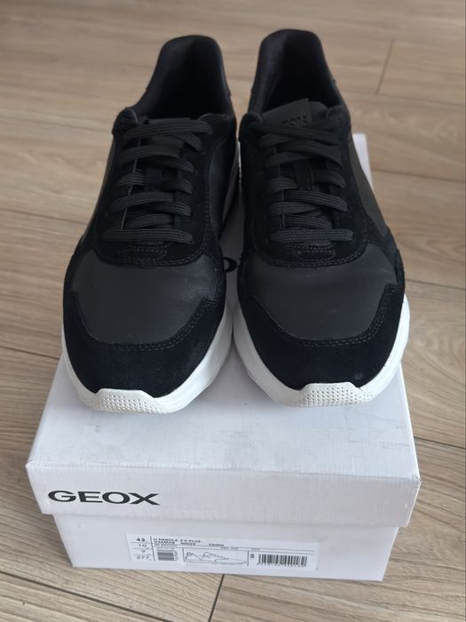 Czarne męskie sneakersy Geox  RESPIRA