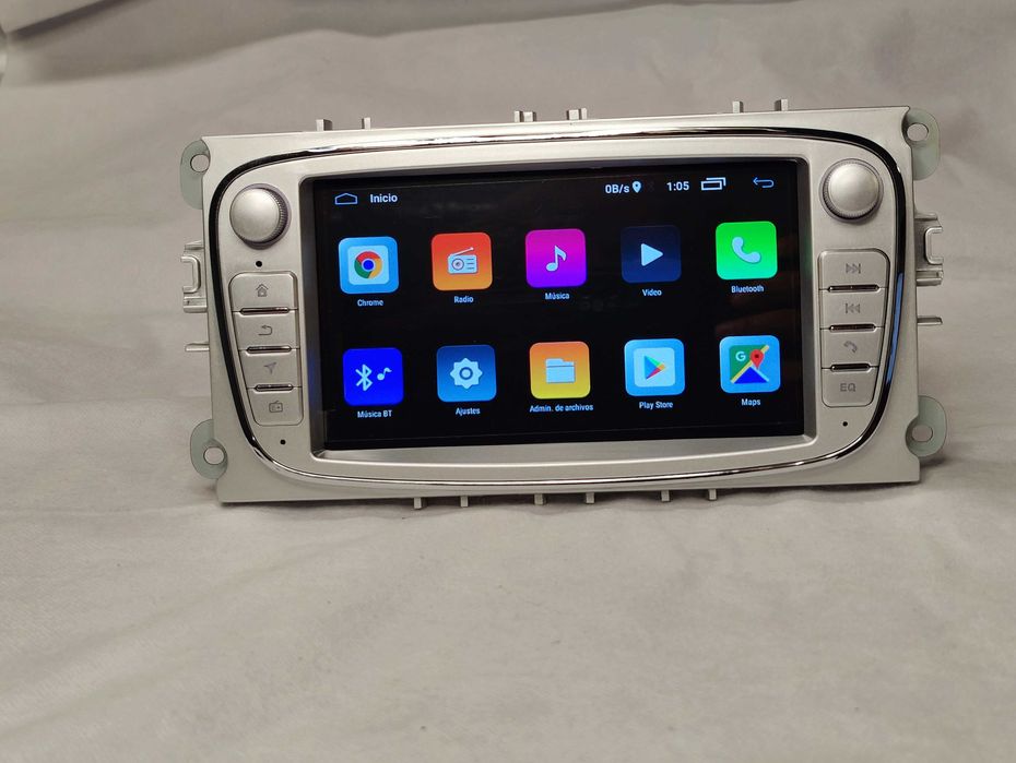 Rádio ANDROID ford C-MAX S-MAX Galaxy Focus • BLUETOOTH + câmara