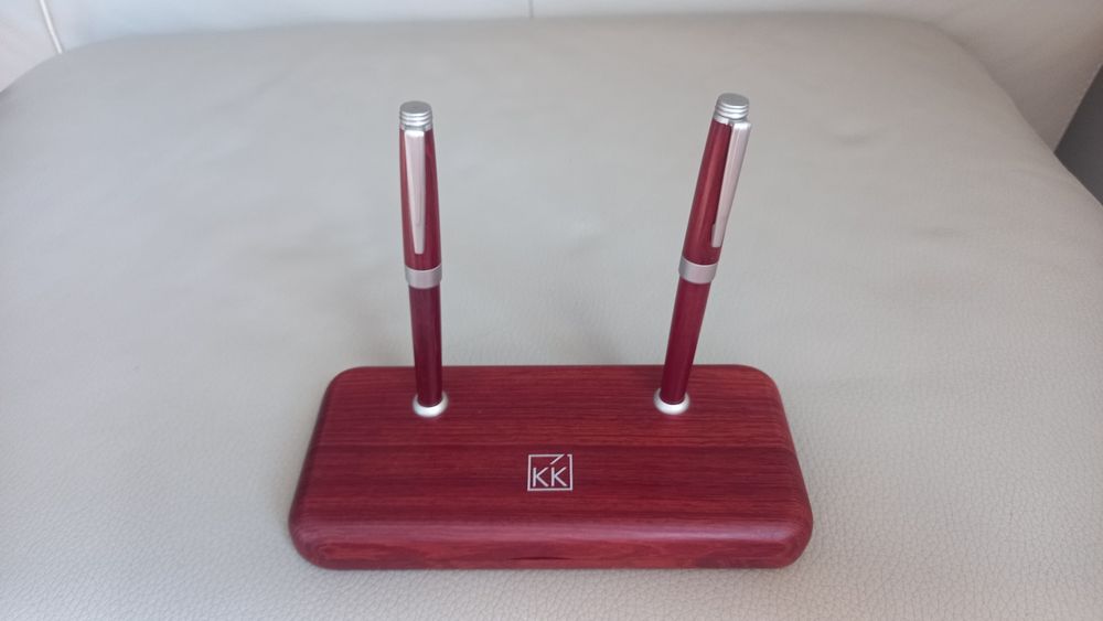 Idealny prezent dla każdego. Zestaw dlugopis olowek nóż drewno