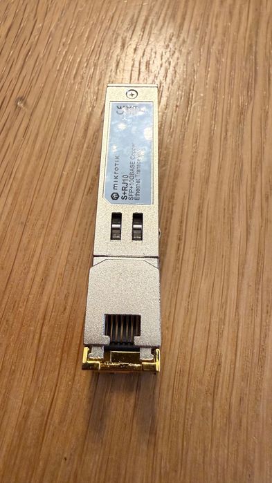 MikroTik S+RJ10 10/100/1000M/2.5G/5G/10G copper module; moduł SFP+