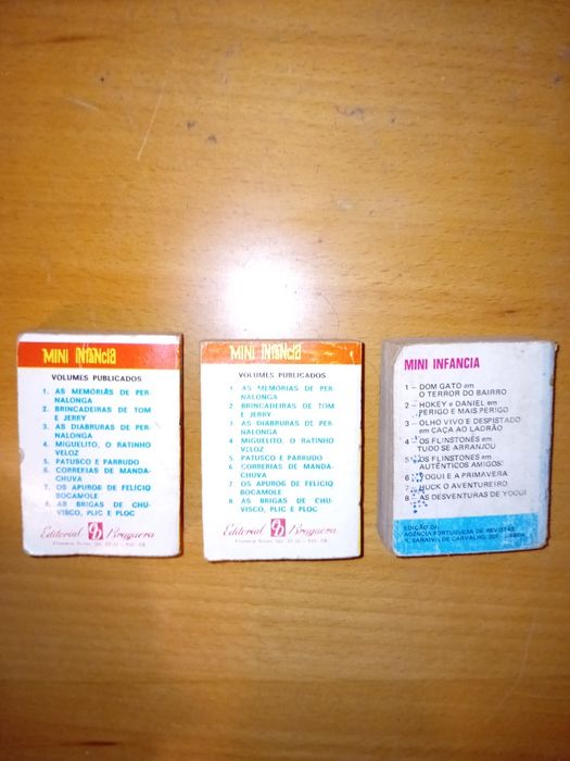 Bandas desenhadas em miniatura - ARTIGO  MUITO RARO