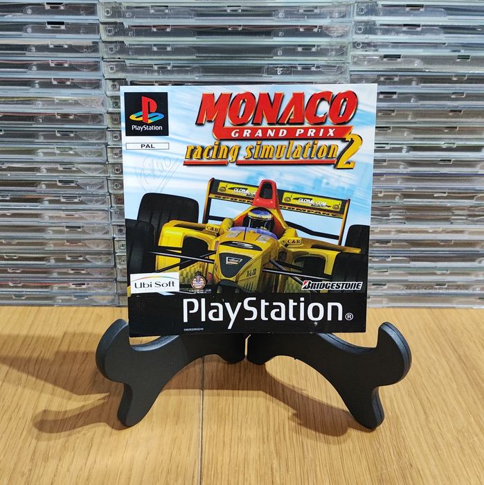 Monaco Grand Prix Racing Simulation 2 Encartes e Manual Originais PS1