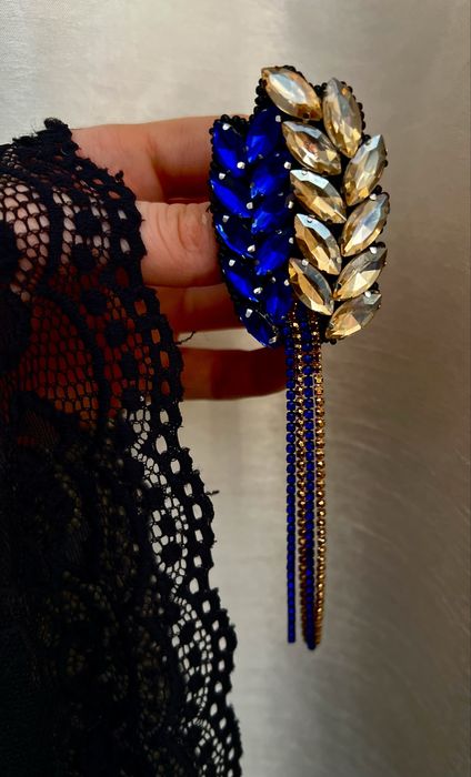 Брошки мотанки та колоски