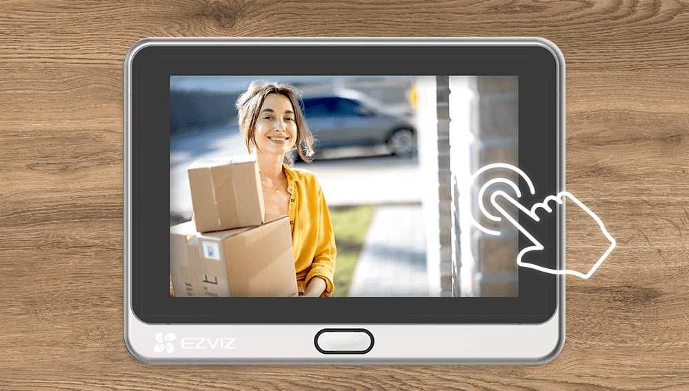 Vídeo Porteiro Ezviz * WiFi * Ecrã Tátil a Cores de 4,3 Polegadas