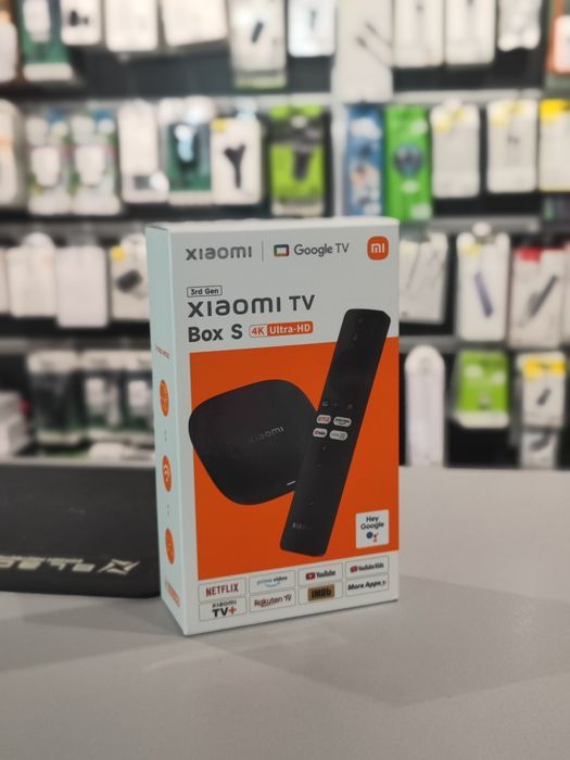 Xiaomi Mi TV Box S 4k 3rd Gen Смарт приставка. MDZ-32-AA