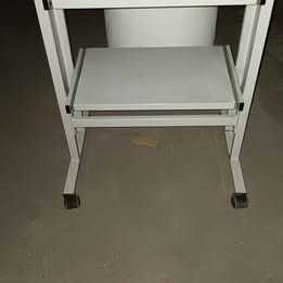 Metal Computer Desk with Wheels *64751307825410123