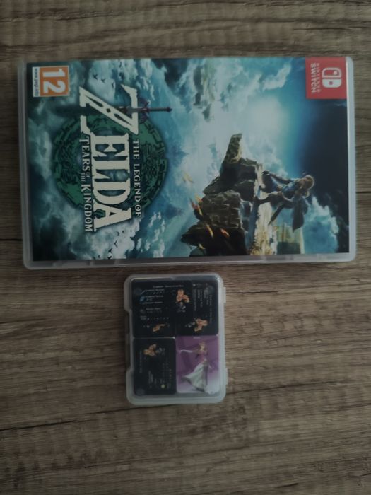 Gra Nintendo 1. The Legend of Tears Kingdom Breath Wild plus 47x Zelda Amiibo Karty