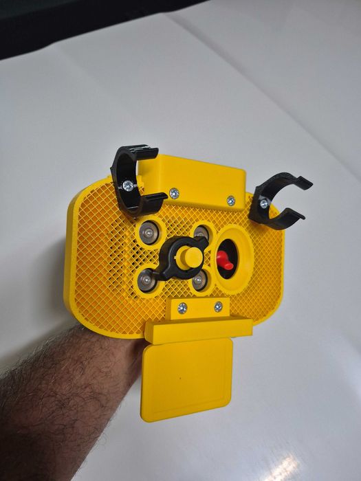 Suporte Volante Kart Antivibração Integrado p/ Smartphone e RaceBox Mini Kit/ Sodi e Birel