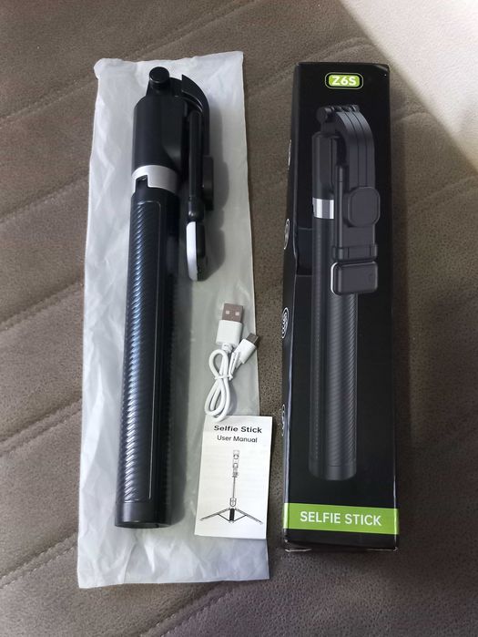 велика Bluetooth селфі палиця, селфі штатив + світло