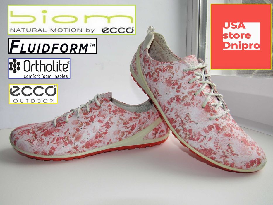 Кроссовки дышащие Ecco Biom Lite W 1.2 Biscaya Marmore р. 41 (26.5см)