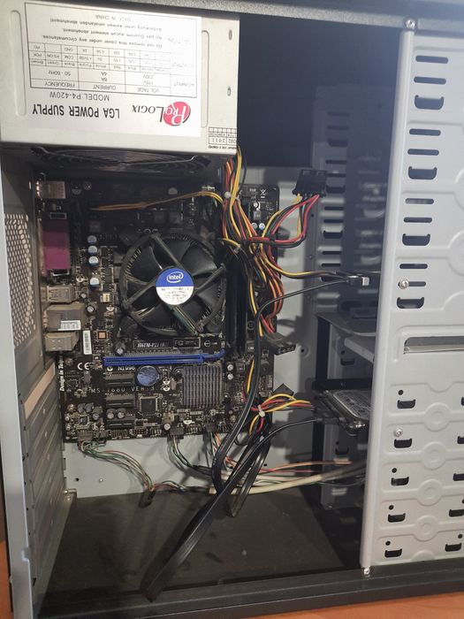Продам компьютер s1155 2 ядра ssd120 + hdd ddr 4 gb