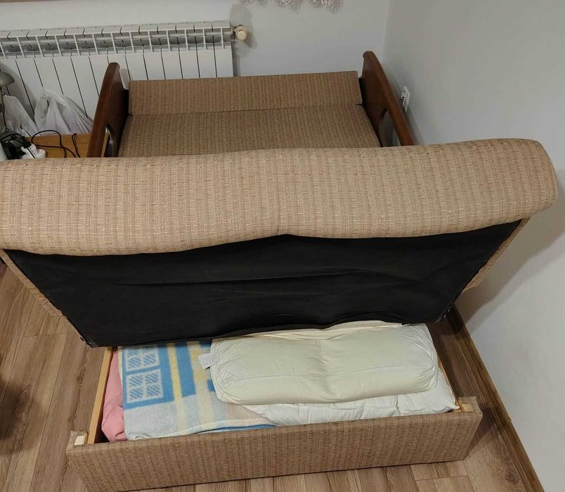 Łóżko rokładane dwuosobowe