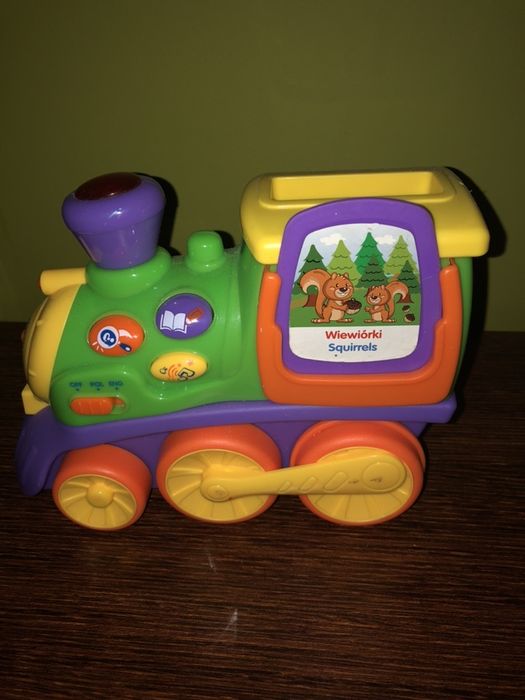 Edukacyjny pociąg interaktywna ciuchcia Dumel angielski