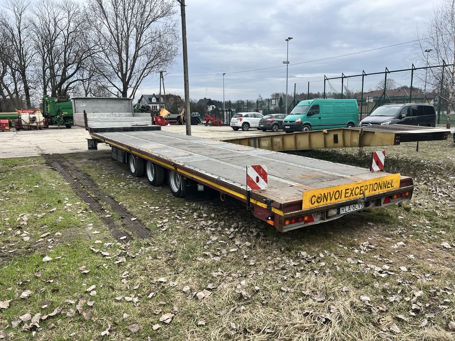 Naczepa niskopodwoziowa Talson mega 80cm podnoszona oś lekka