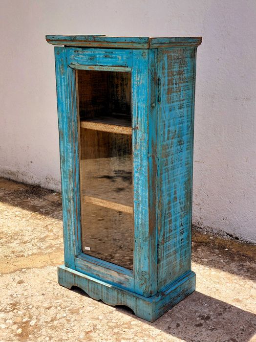 Vitrine pequena em Teca para parede ou mesa