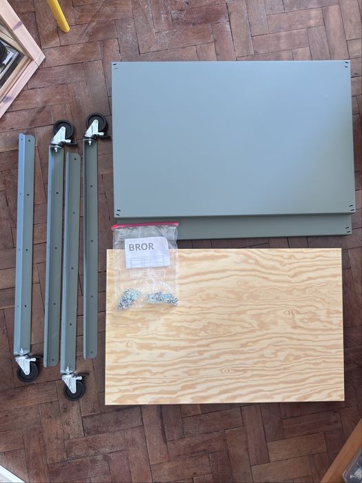 BROR carrinho verde/pinho IKEA 85x55cm