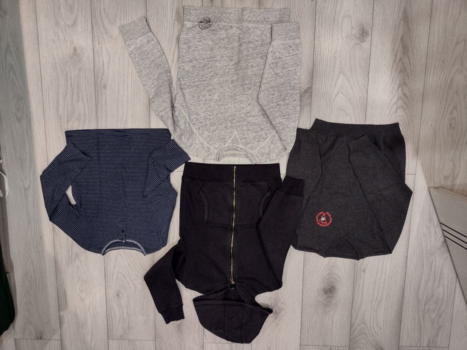 Zestaw 134 140 sweterek bluzka i 2 bluzy