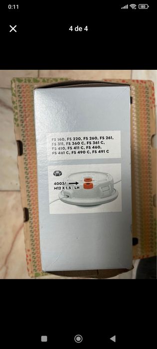 Vendo cabeça roçadora da marca STIHL