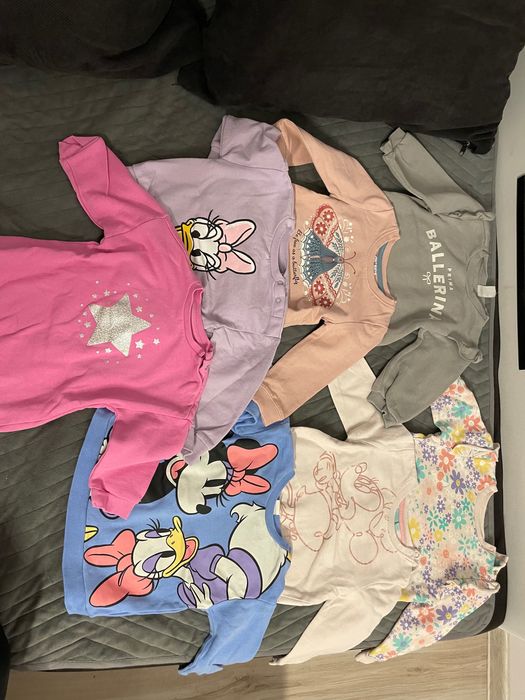 Paka ciuchów dla dziewczynki 65 sztuk rozmiar 80