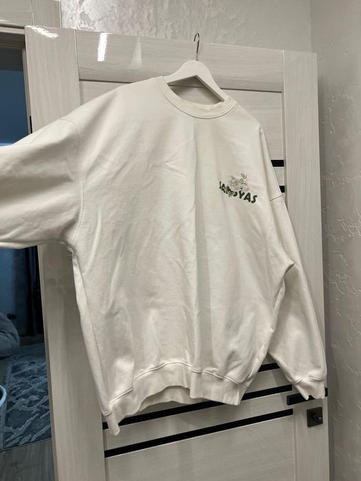 Світшот жвеликого розміру з квітковим принтом жіночий