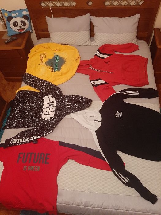 Sweat com capuz e sem e casacos  tamanho  xs