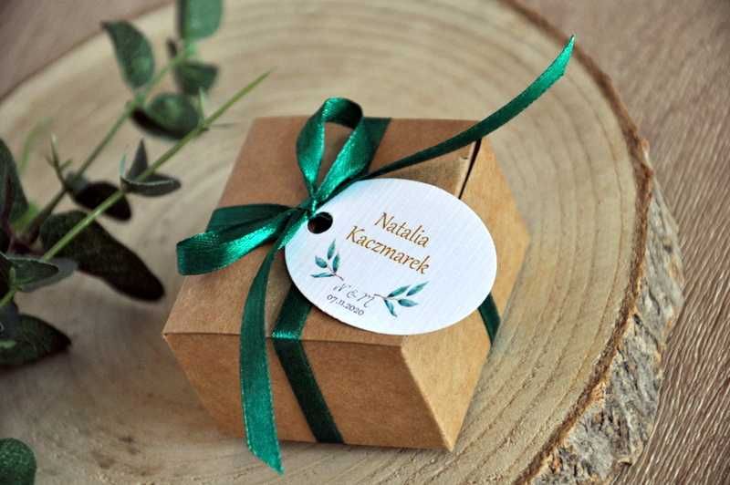 Winietka Pudełeczka na podziękowanie dla gości 2w1