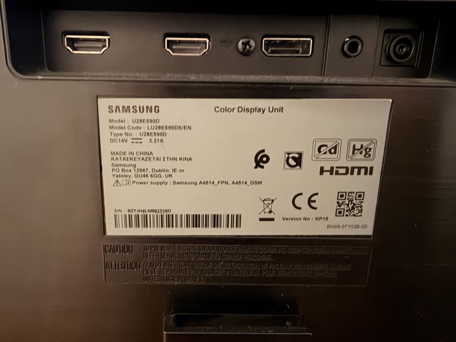 Monitor Samsung 28 Polegadas 4k