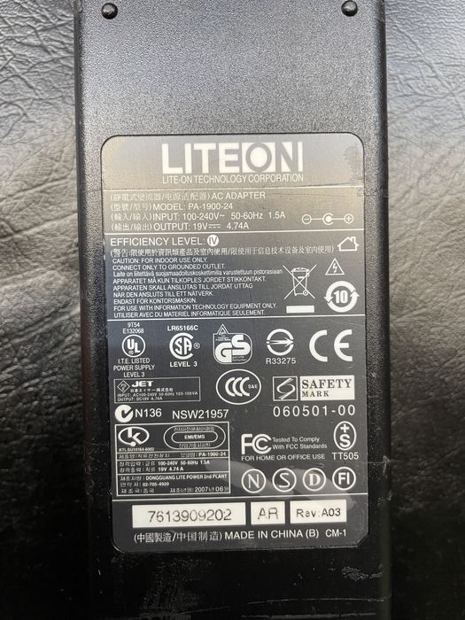 Блок живлення 19V 4.74A 90W