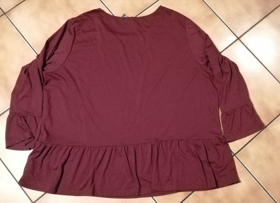 Bluzka bordowa XXL