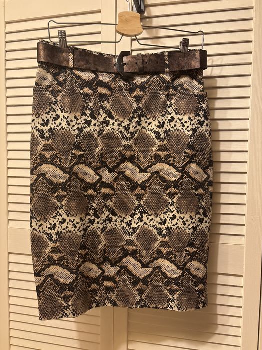 Bialcon ołówkowa spódnica żmijka - głównie wiskoza