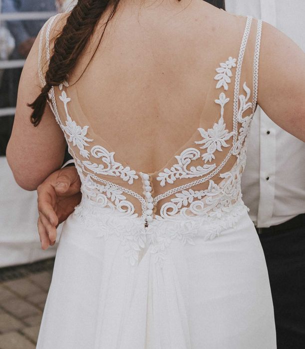 Suknia ślubna marki Gala Belize rozmiar 38