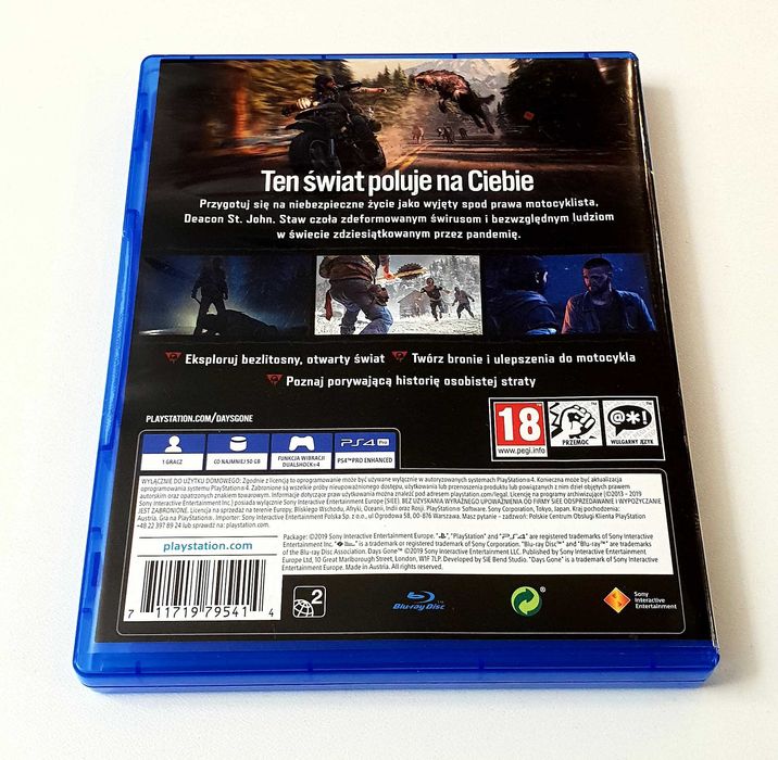 Gra Days Gone PL PS4 PS5 Playstation 4 5