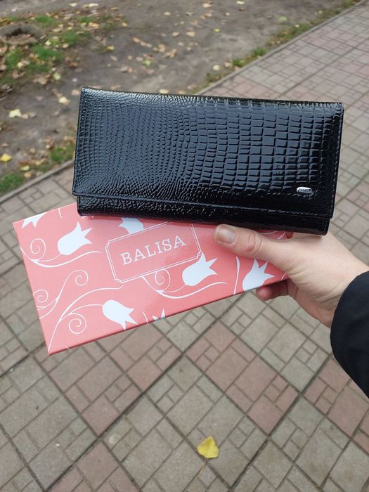 Гаманець жіночий Balisa шкіряний кошелек женский кожаный лаковый лак